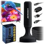 Vidinė TV antena, 360 laipsnių, ultra HD, 4K, Berdsen