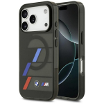 BMW M IML DĖKLAS METALINIAIS MYGTUKAIS TRIASPALVIAI LINIJOS MAGSAFE IPHONE 17 PRO COMPACT