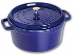 Staub La Cocotte 6.7l apvalus ketaus puodas, mėlynas