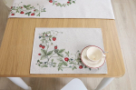 Textile Idea stalo servetėlė Žemuogės, 4 vnt.