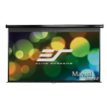 Elite Screens Manual Series M135UWH2 Diagonal 135 ", 16:9, Viewable screen width (W) 299 cm, Black
