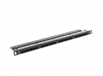 Lanberg Ppu6-0024-b Patch Panel 24 Portai Kat.6 0.5u Juodas