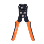 Universalios izoliacijos nuėmimo ir presavimo replės, 160 mm
