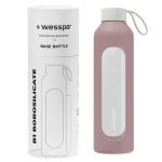 Wessper B1 stiklinis vandens buteliukas vandens buteliukas 1000ml sandarus fitneso salė