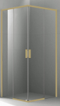 Du&scaron;o kabina AW1142 90x90 GOLD skaidri be pado