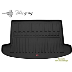 Guminis bagažinės kilimėlis RENAULT Clio IV 2012-2020 (universal/upper trunk) black /6018391