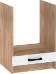 Apatinė spintelė orkaitei Meblocross Rodos ROD-07 S60-PK, sonoma &scaron;viesi/balta