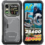 Telefonas 5G Blackview XPLORE 1 20000mAh 36GB RAM 256GB ROM 6.78" tvirtas i&scaron;manusis telefonas Android 15 Dual SIM NFC Juoda