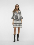 Vero Moda moteri&scaron;ka suknelė 10225127*02, baltas/ juodas 5715314316246