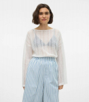 Vero Moda moteri&scaron;ka palaidinė 10304512*01, baltas 5715513134054