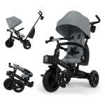 Kinderkraft AVEO 2 PLUS &ndash; triratukas | 6 funkcijų, 360&deg; sėdynė, gulima padėtis