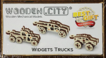 WOODEN CITY 3D medinis puzzle &ndash; sunkvežimiai