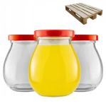 Stikliniai "majo" stiklainiai 245ml - 3654 vnt. padėkle