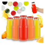 50x Stiklinės butelės "fruit" 300 ml sultims su dangteliais