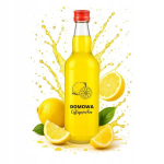 Stiklinė butelis Monopol 500ml su užra&scaron;u "citrin&oacute;wka"