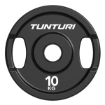 TUNTURI svėrimo lėk&scaron;tė pagaminta i&scaron; platininio ketaus, 50 mm, 10 kg.