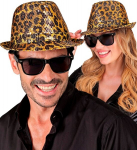 ANIMALIER LEOPARD SEQUIN FEDORA