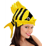 YELLOW TROPICAL FISH HAT