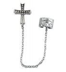 GOTHIC CROSS EARRING
