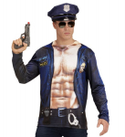 POLICE OFFICER (photorealistic sublimation printed long sleeve T-shirt)