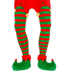 GREEN-RED STRIPED PANTYHOSE 70 DEN
