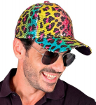 RAINBOW ANIMALIER LEOPARD SEQUIN CAP