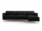 L formos mink&scaron;tas kampas Micadoni Home Eden, Black