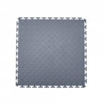 Garažo grindų plytelės, 51.3x51.3x0.5 cm, pilka, PVC