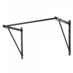 Prisitraukimų skersinis, tvirtinamas prie sienos, 127,6x81,2x78,7 cm, juodas, plienas