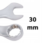 Kreator 30 mm plok&scaron;čias-žiedinis raktas, Crv plienas
