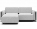 Mink&scaron;ta kampinė sofa Eltap Acossta, &scaron;viesiai pilka