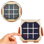 Elektroninis atminties žaidimas &bdquo;Tic Tac Toe&ldquo; pelėda, smėlio spalvos