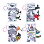 Mink&scaron;tų sensorinių knygelių rinkinys kūdikiams, 4 vnt.