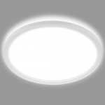 LED vonios kambario lubų lempa, 29 cm, balta, 1 vnt.