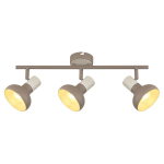 Lubų lempa Candellux Puerto 3xE14, medžio imitacijos, ruda