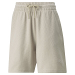 PUMA laisvalaikio &scaron;ortai moterims PUMA HER 7&nbsp; High-Waist Shorts Putty - 84709964, smėlio spalvos