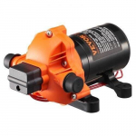 12 V 3 kamerų membraninis vandens siurblys 6,8 l/min (1,8 GPM) su automatinio slėgio jungikliu, 60 W