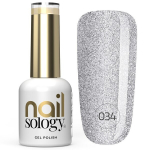 Hibridinis nagų lakas Clavier Nailsology 034 Sniego karalienė, ilgalaikis gelinis efektas