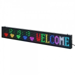 LED ekranas, 131x19x5.5 cm, pilnų spalvų, reklaminis, aliuminis