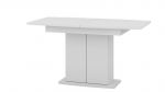 STAR 03 I&scaron;skleidžiamas Valgomojo Stalas 140&ndash;210 cm, Baltas &ndash; Modernus Stačiakampis MDF Stalas