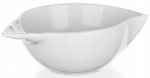 Porcelianinė salotinė Cintia 14x4,7cm &ndash; maža, balta, skirta padažams