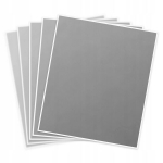 5 sidabrinės "scratch-off" etiketės 200x235mm, "pasidaryk pats"