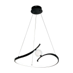 Milagro pakabinamas LED &scaron;viestuvas Perla Black