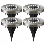 Saulės &scaron;viesos sodui, 4 vnt., 16 Led, atsparios vandeniui