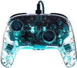 Turtle Beach wired controller Afterglow Nintendo Switch 2, transparent