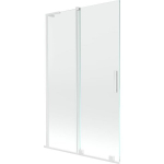 Vonios sienelė Mexen Velar L, 110 x 150 cm, White/Transparent
