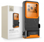 Vandeniui atsparus dėklas telefonui IPX8, 4,7&ndash;6,9 col. &ndash; Tech-Protect (oranžinė ir juoda)