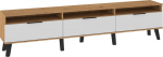 Sven SVN-12 TV stalas 3D &ndash; funkcionalus stilius ąžuolas Artisan/baltas