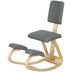 Ergonomi&scaron;kas kelio kėdė, tinka namams, biurui, meditacijai, pilka