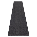 Kilimas, bėgikas sizalio SION A5165A Melangas plok&scaron;čias audimas juoda, 70x300 cm